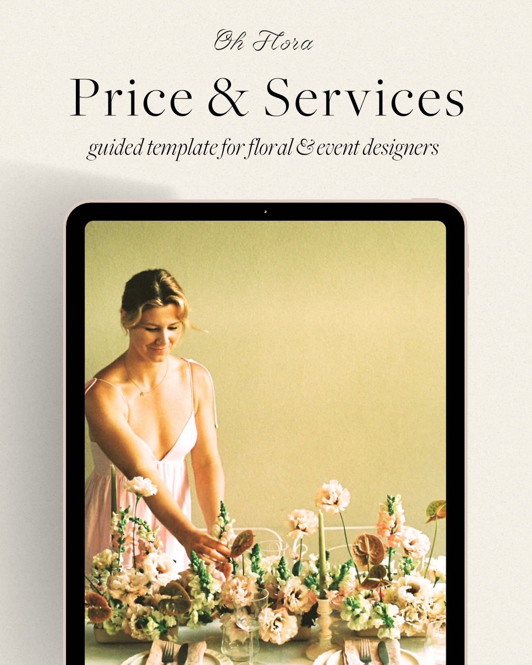 Pricing & Services Guide Template – Oh Flora Store