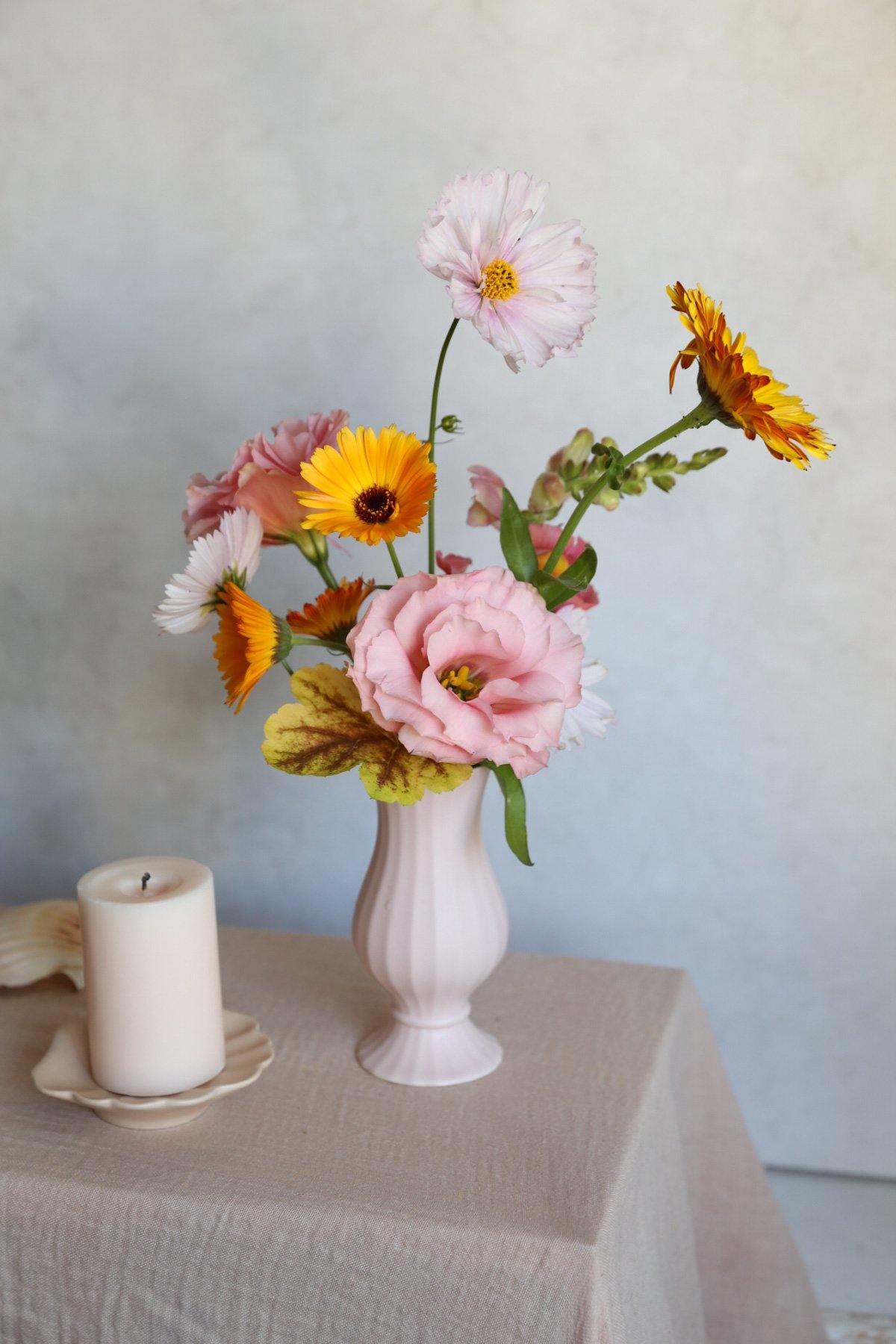 Audrey Vase | Beige Blush - Oh Flora Store