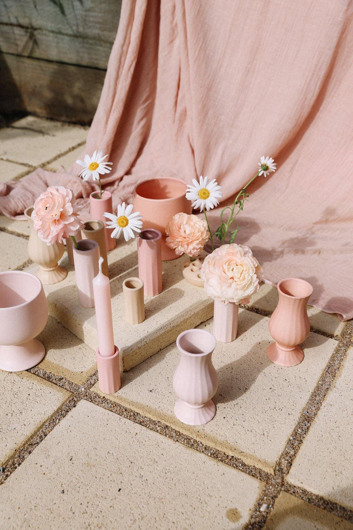 Jolie Bud Vase | Beige Blush - Oh Flora Store