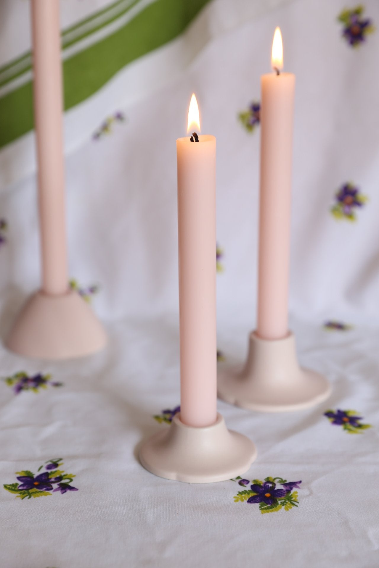 Mala Candle Holder | Beige Blush - Oh Flora Store